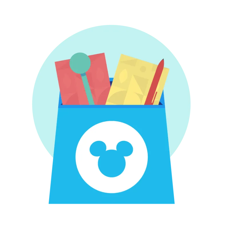 illustration of care package