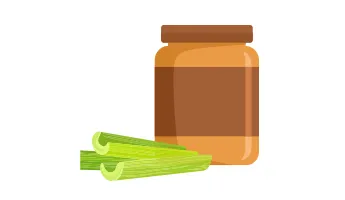 Peanut butter and celery