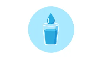 Glass of water