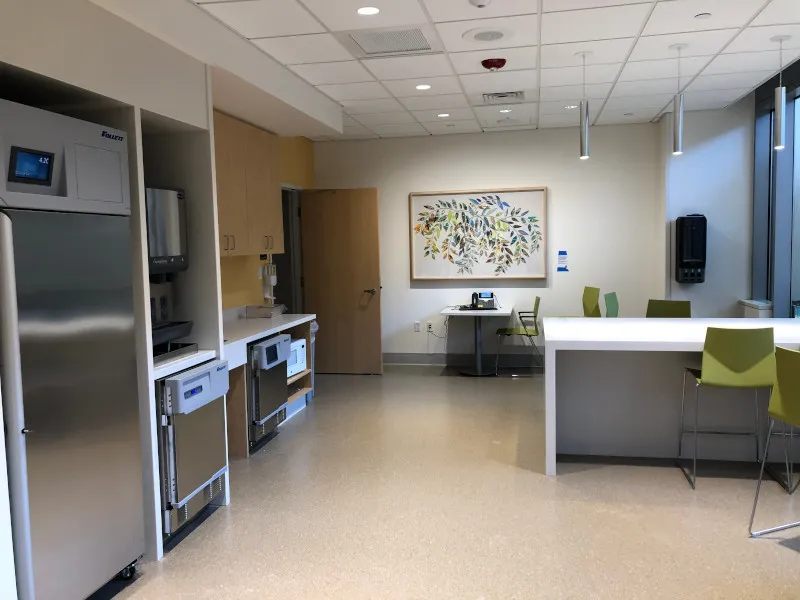 Kitchen space at Hale Family Building